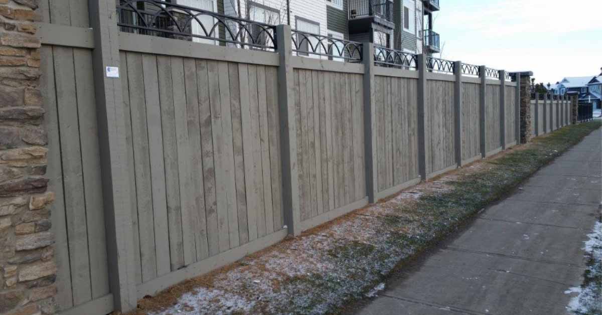 Multi Unit Fence Images In Edmonton Fence Tech