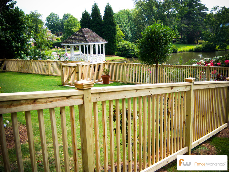 Picture Frame Wood Fence WoodsInfo