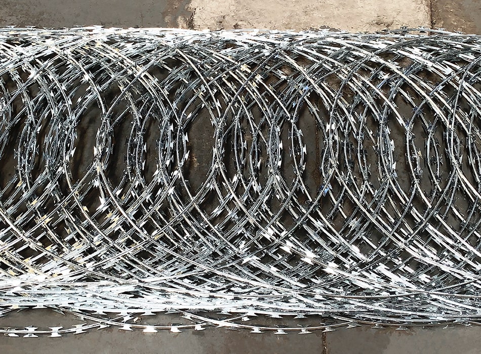 Razor Wire Flat Wrap · Trusted Fencing Manufacturer SA