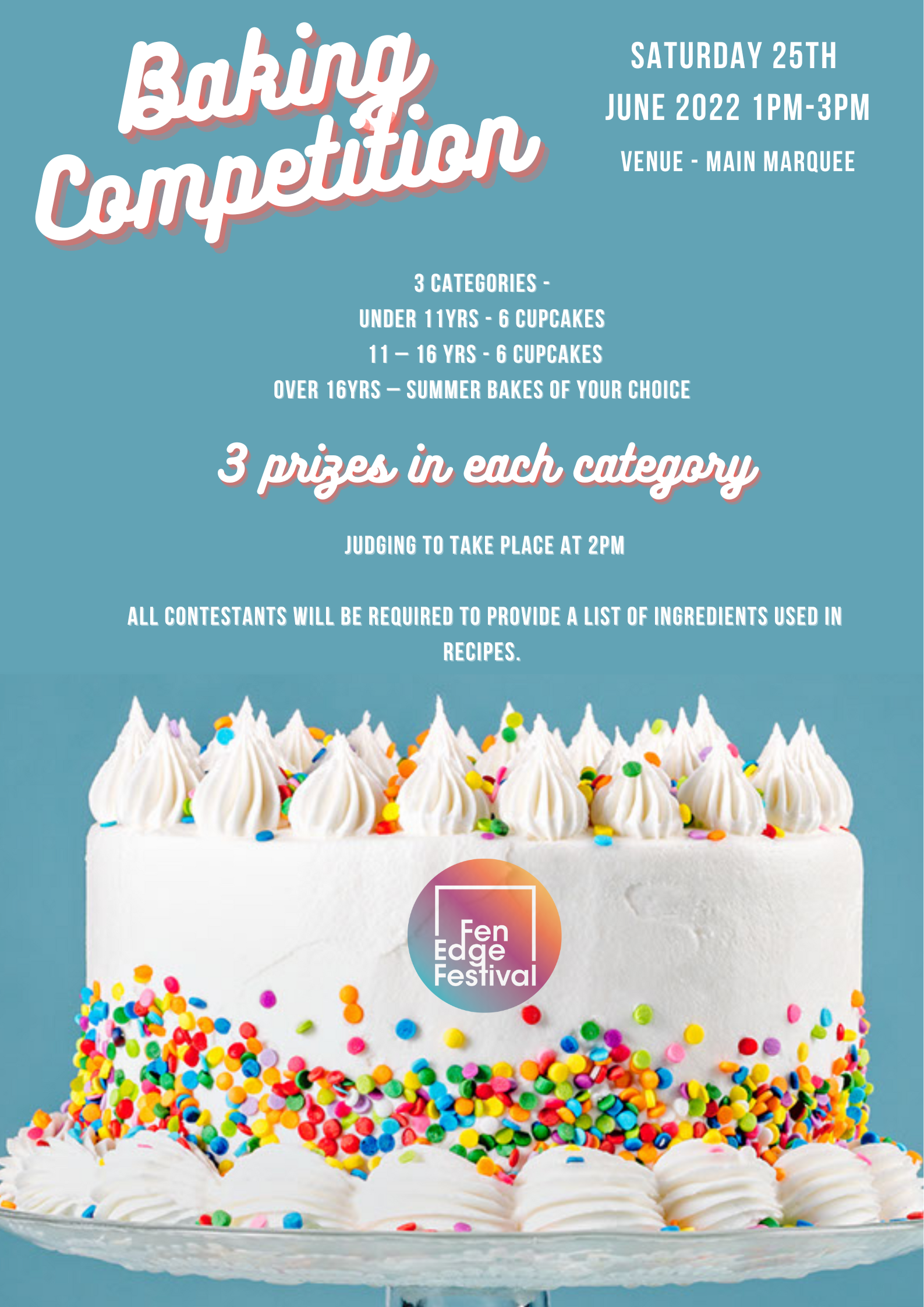 Fen Edge Festival Baking Competition