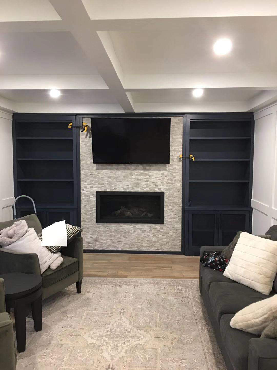 Dark blue wall units FengFa™ Kitchen Bathroom Vanities