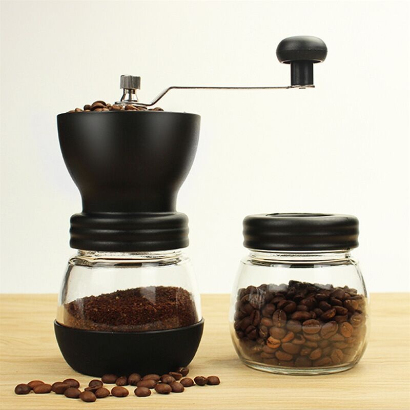 Glass coffee grinder