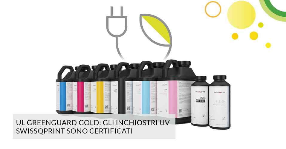 UL Greenguard Gold anche per gli inchiostri UV swissQprint