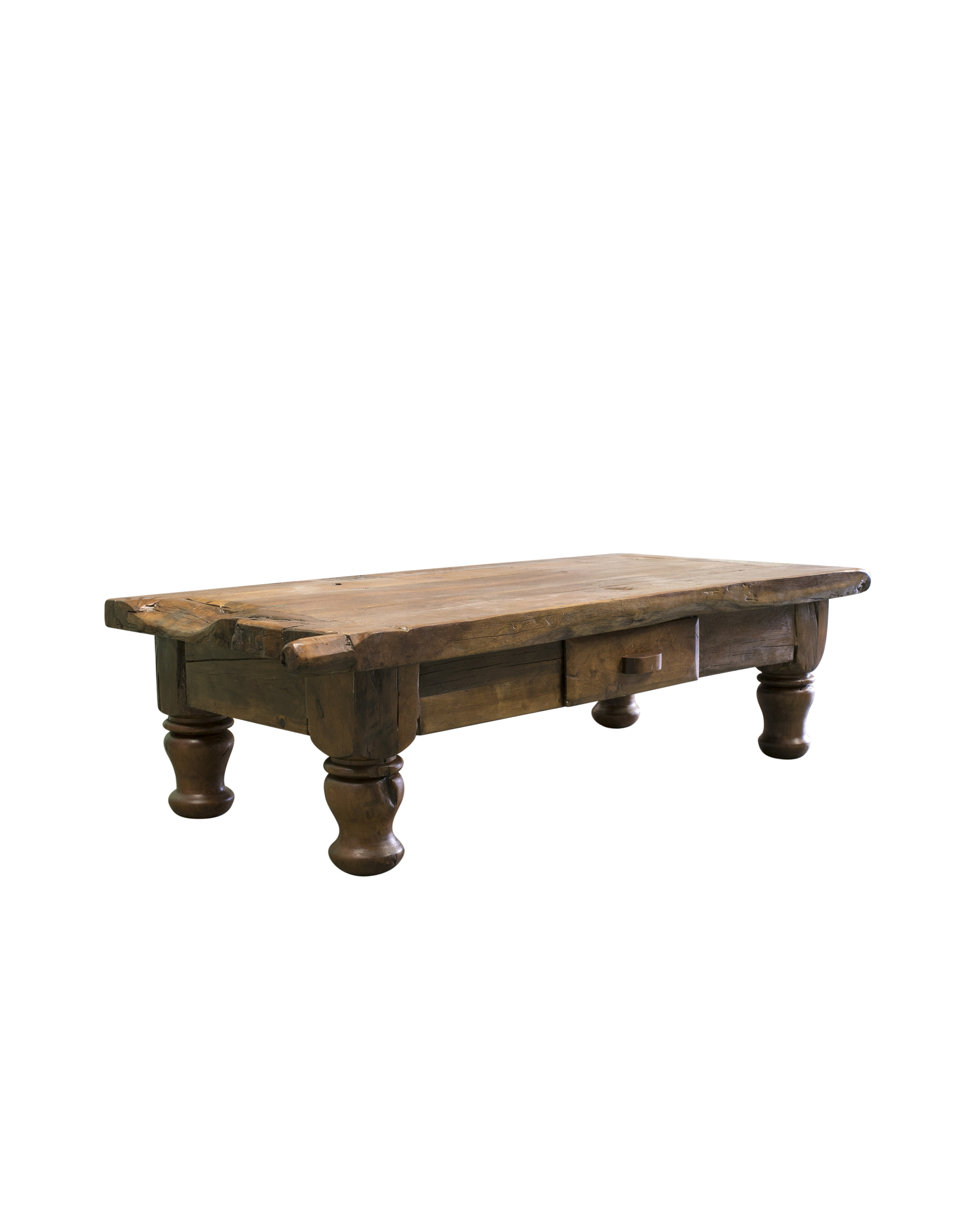 Skylar Turned Leg Coffee Table Luxury Rustic Furniture
