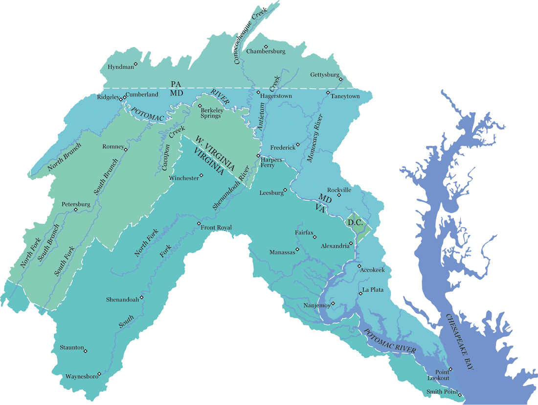 Potomac River Watershed Map Potomac River Watershed &laquo; Alice Ferguson Foundation