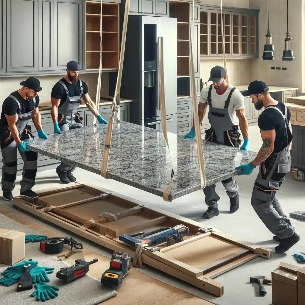 How To Move A Granite, Concrete Or Heavy, Countertop Ferguson Moving