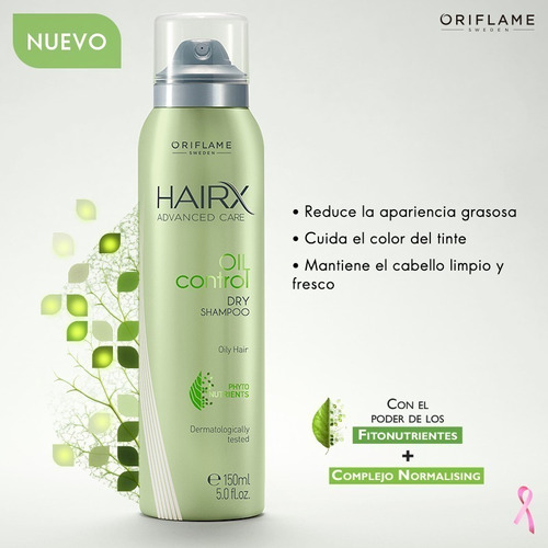 Shampoo en Seco para Cabello Graso HairX Advanced Care Feria Emprendedora