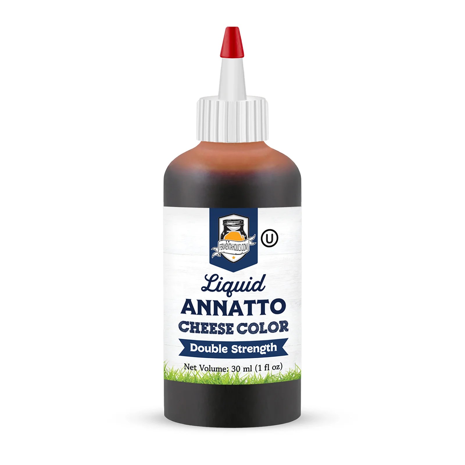 Liquid Annatto Cheese Coloring 1 FL OZ Bottle Fermentaholics