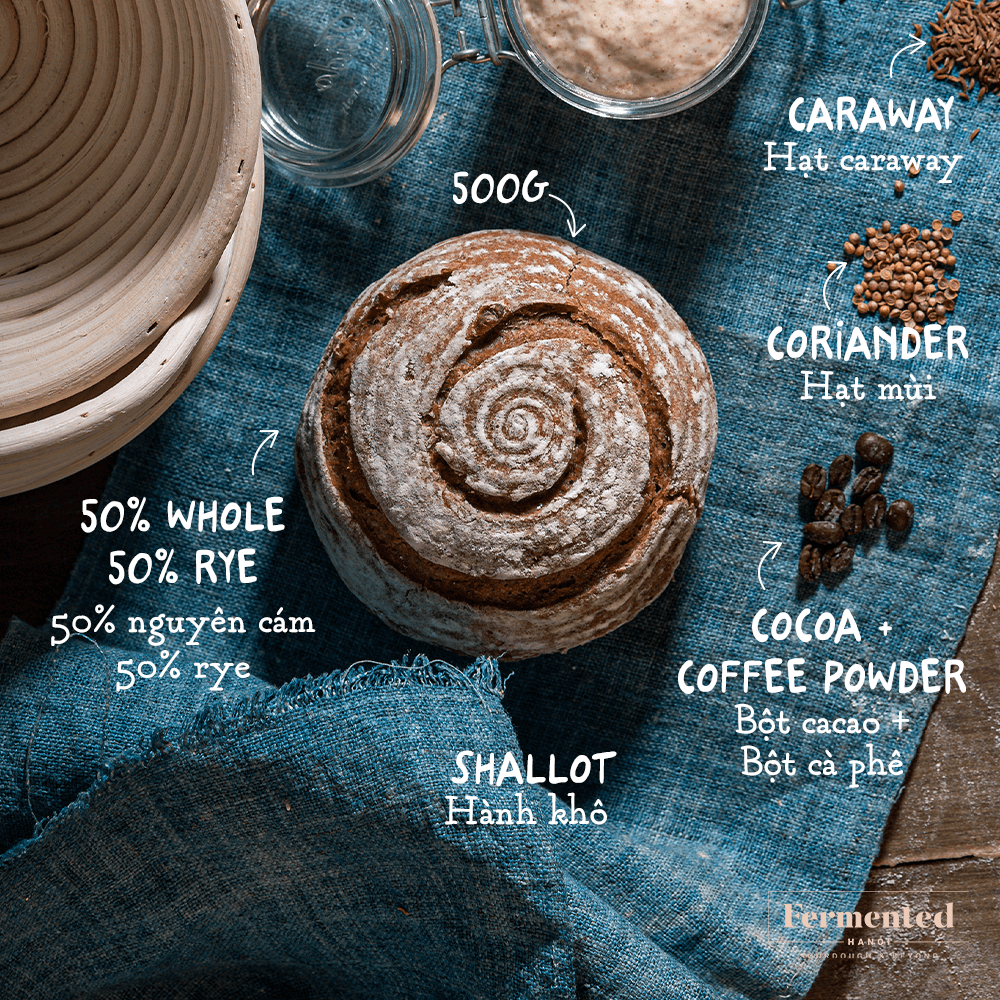 Black Bread Fermented Hanoi