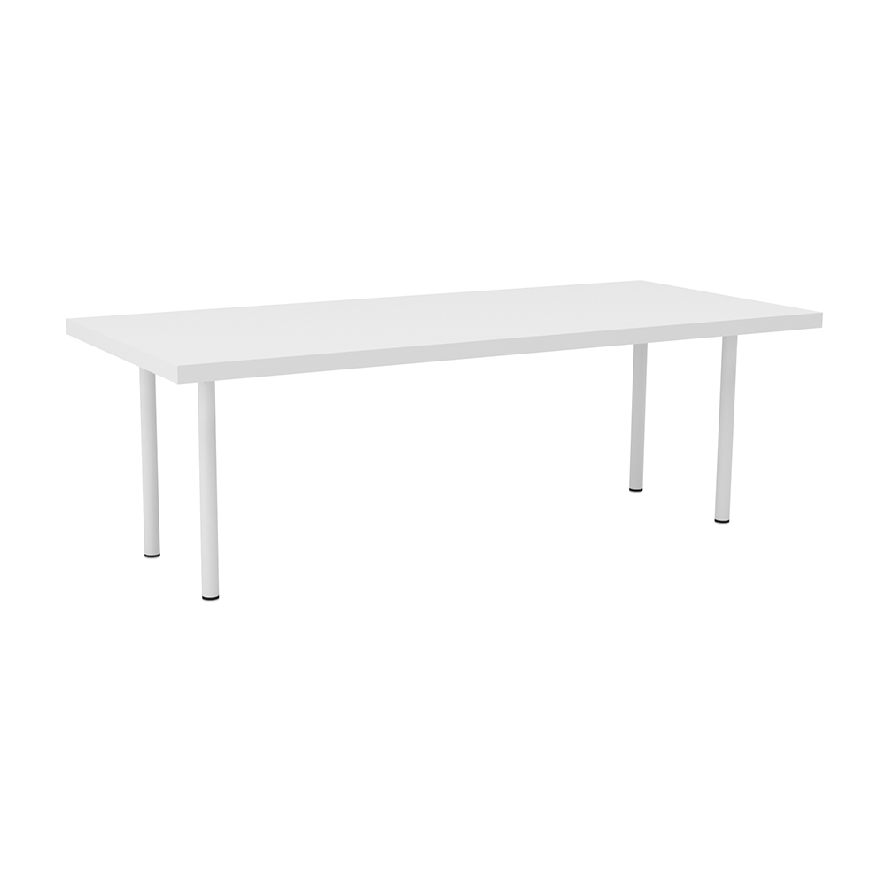 IKEA Rectangle Table White Fern Event Rentals