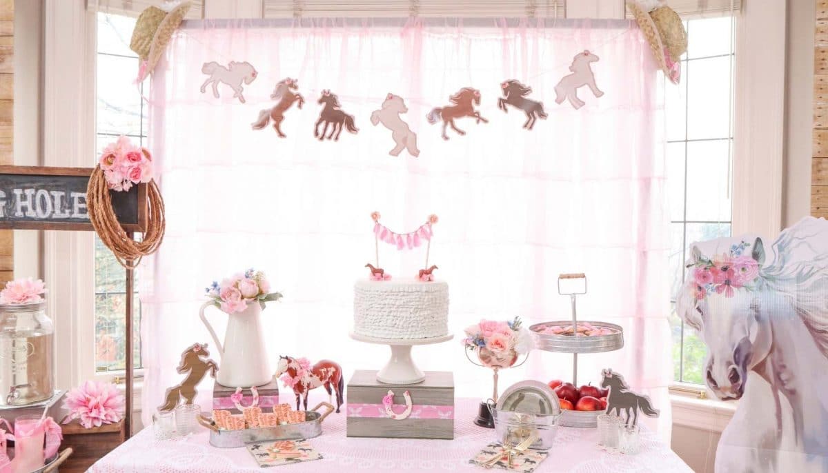 How to Create a Rustic HorseThemed Kid's Birthday Party Fern and Maple