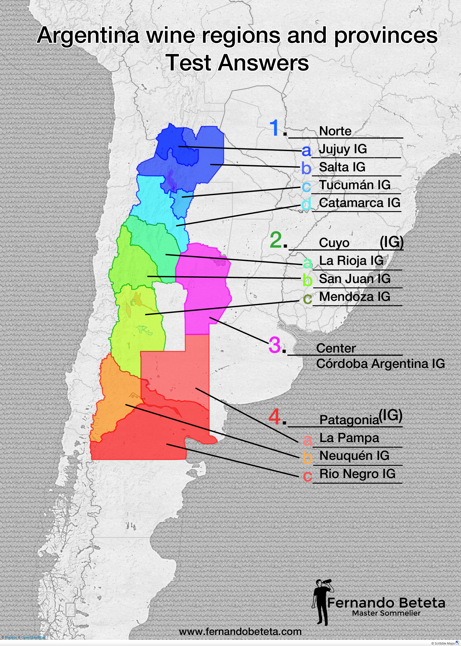 Quiz Name the winemaking provinces of Argentina — Fernando Beteta, MS