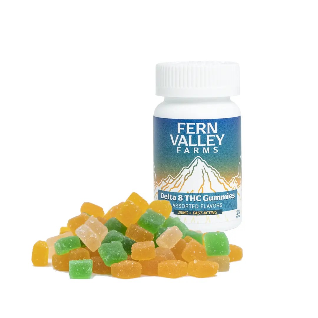 Delta 8 Gummies 25mg Fern Valley Farms