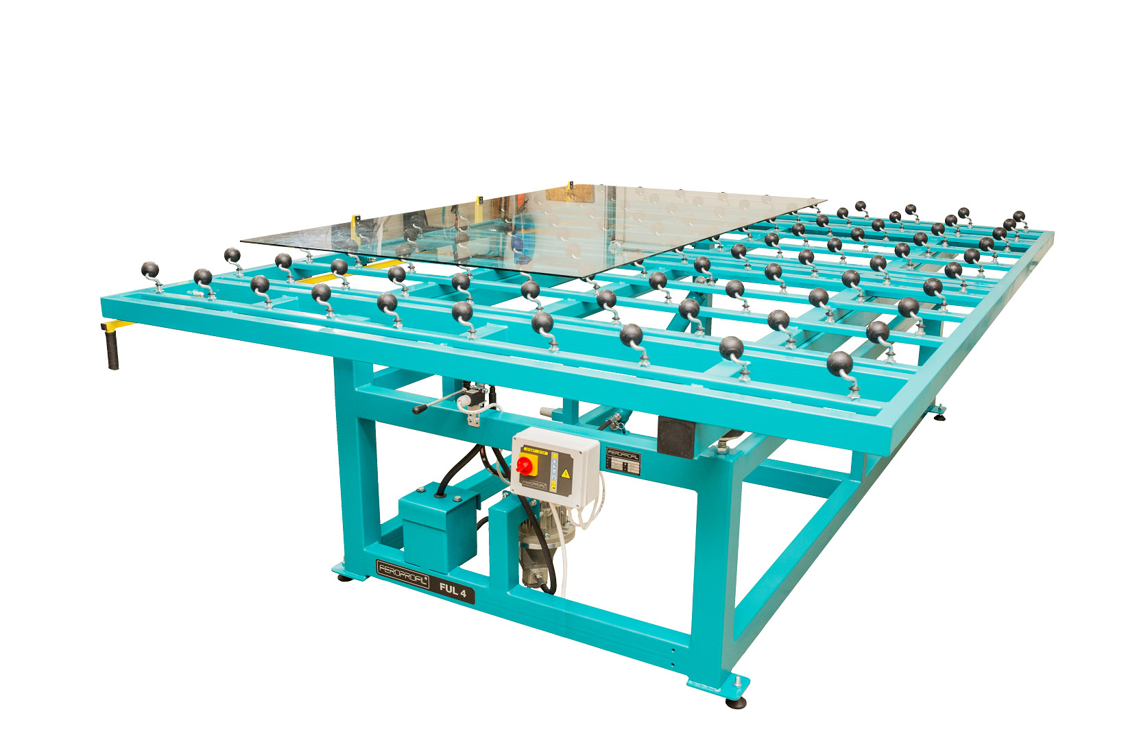 Glass tilting table ROL4 FEROPROFIL Flat glass machinery manufacturer