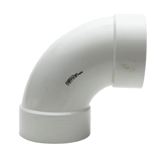 Codo PVC Para Drenaje Inyectado De 6 Plg x 90° ElBaratillo