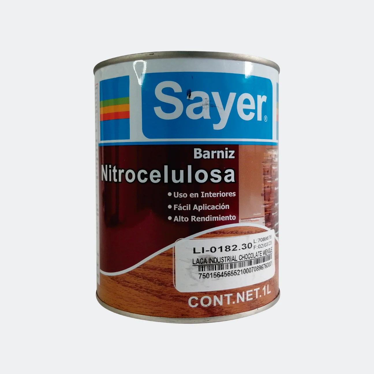 LACAS SAYER LI0182.30 LACA INDUSTRIAL CHOCOLATE WENGUE 1L Ferrepits
