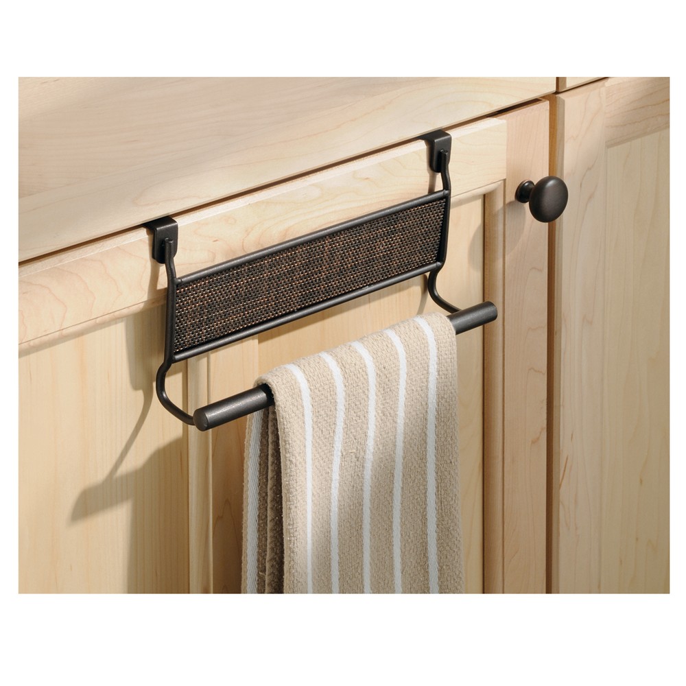 Colgador para toalla bronce 4x9" interdesign 71110 Ganchos adhesivos