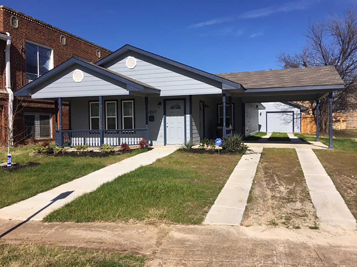 Tarrant County Affordable Housing Ferrier Custom Homes Sustainable