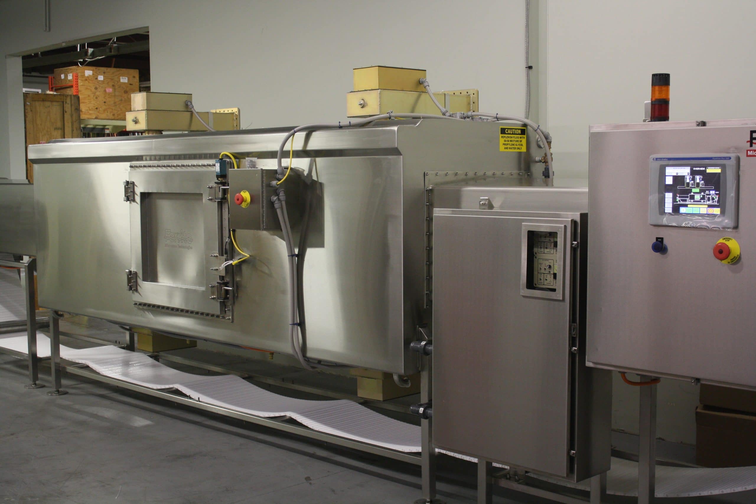 Microwave Tempering Tunnels Ferrite Microwave Technologies