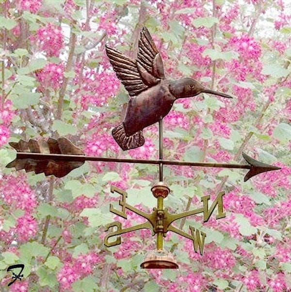 Hummingbird Weathervane Ferro Weathervanes