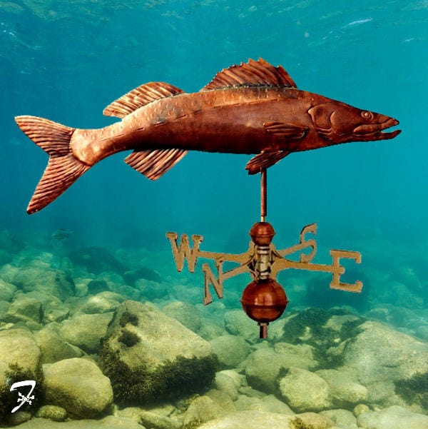 Walleye Weathervane Ferro Weathervanes