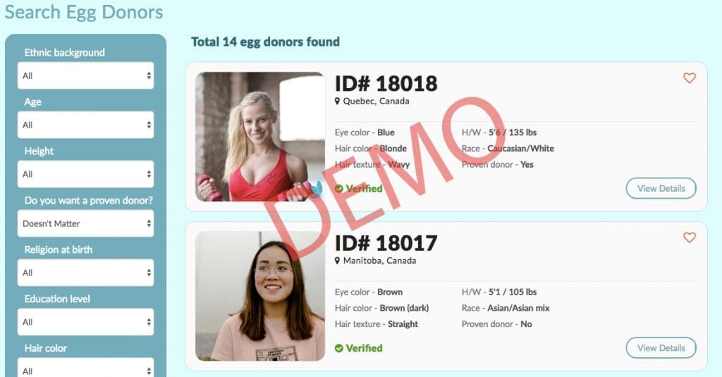 Egg Donor Database Canada Fertility Match