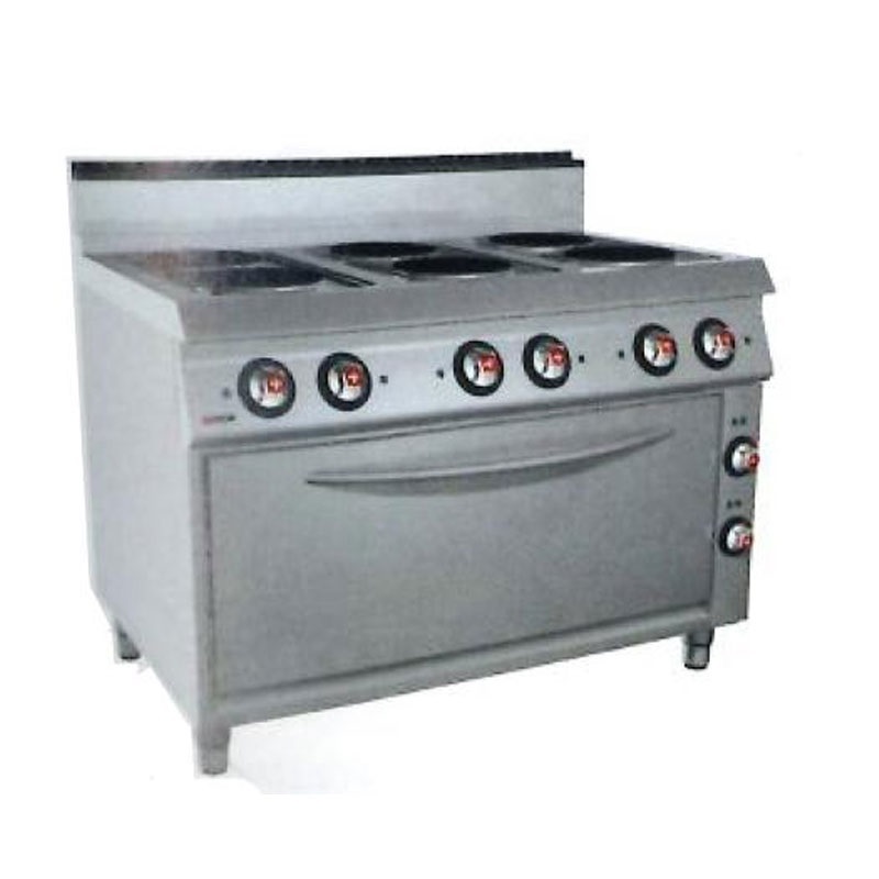 OFFCAR 6 ELECTRIC ROUND PLATES RANGE ON MAXI ELECTRIC OVEN Food