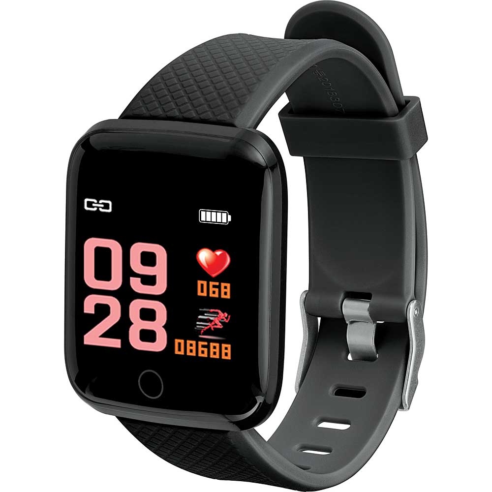Slide Fitness Smart Watch, Black Fesco Distributors