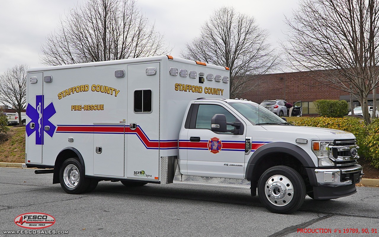 2020 Horton 603F / Ford F550 4x4 Diesel FESCO