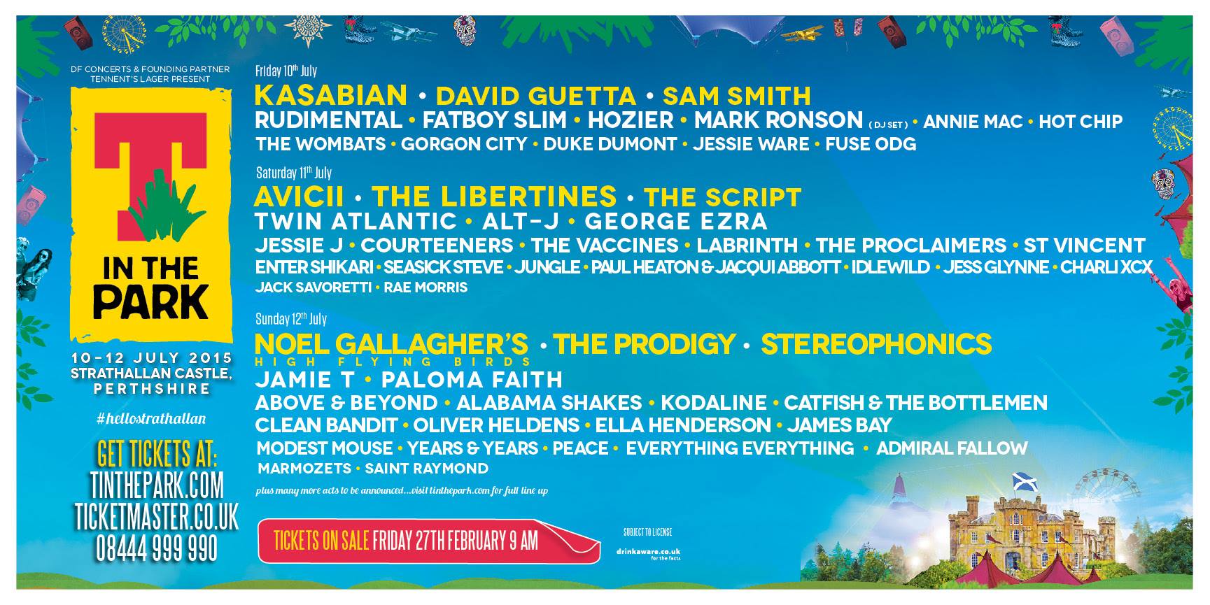 Mark Ronson, Everything Everything en meer naar T In The Park