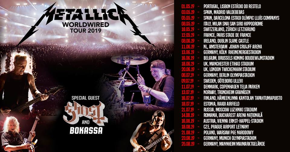 metallica tour 2023 nederland Metallica Met Europese Tour Naar Amsterdam En Brussel | Festileaks.com