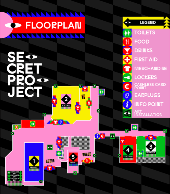 ADE Secret Project Festival 2022 Tickets & Lineup 22 okt. Zaandam