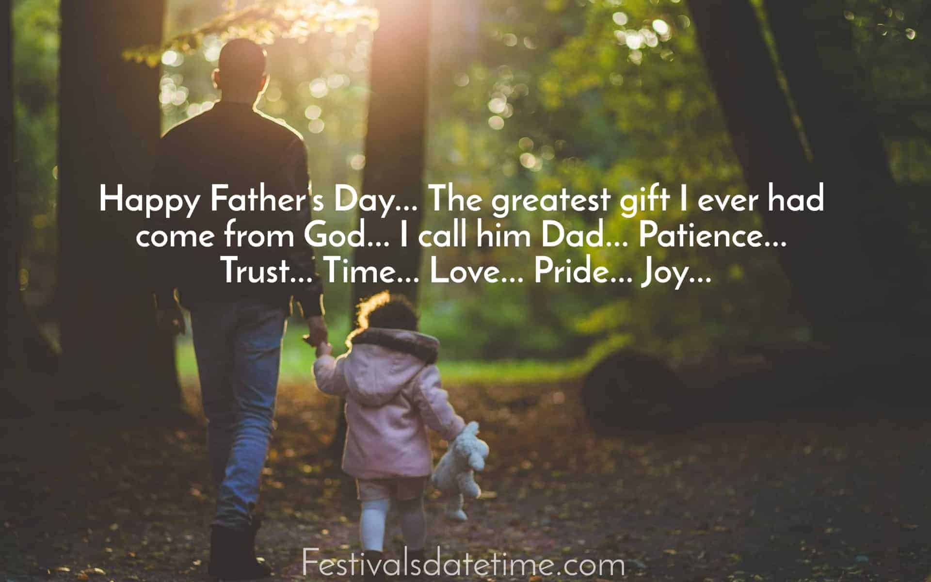 Father’s Day Wishes Quotes Greetings Festivals Date & Time