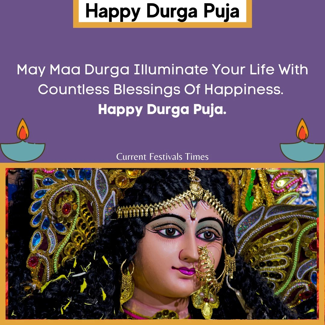 88+ Beautiful Durga Puja Wishes, Images, Quotes, Status!
