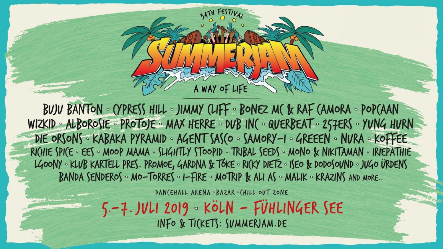 summerjam festival 2023 line up SummerjamFestival 2019 Wikipedia Festivalsommer