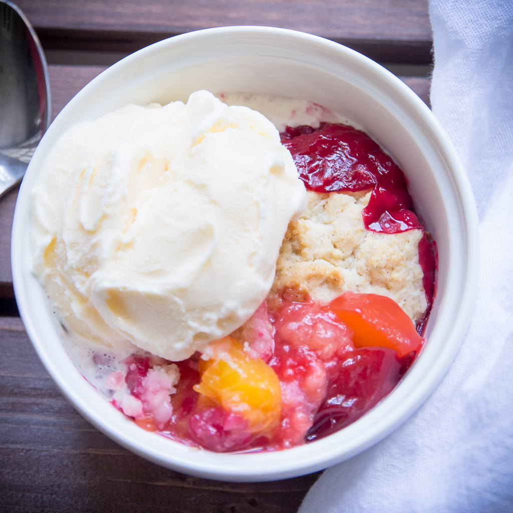 What's Cooking This Week Peach Plum Nectarine Cobbler