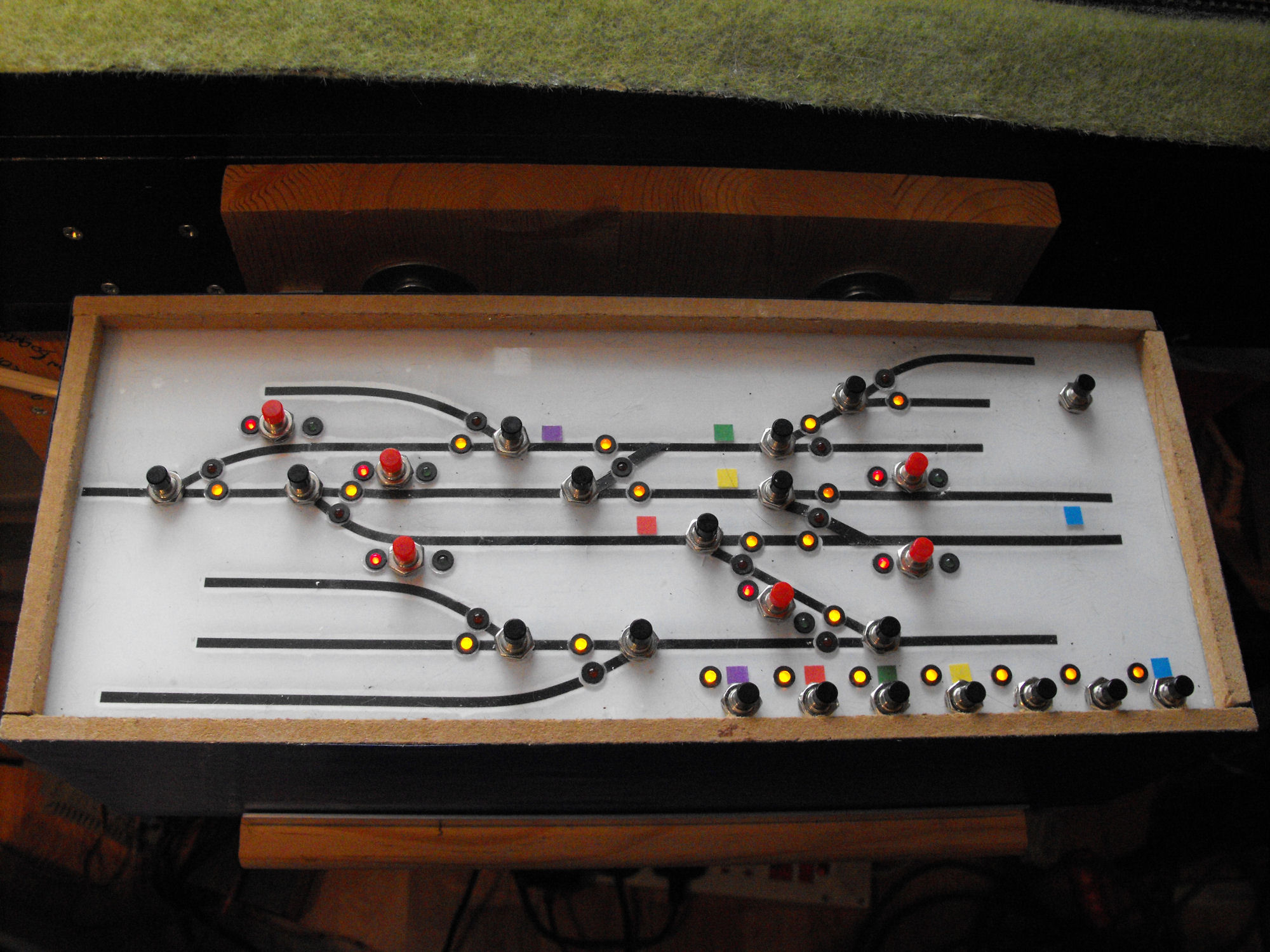 Panel Led Model Railroad Control Panel Led