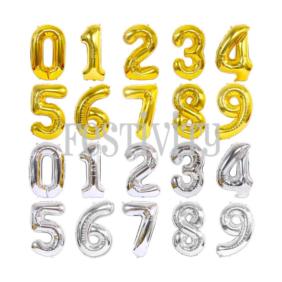 Number Foil Balloon Festivity