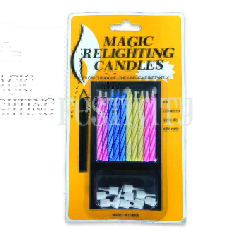 Magic Relighting Candles (Pack of 10) Festivity