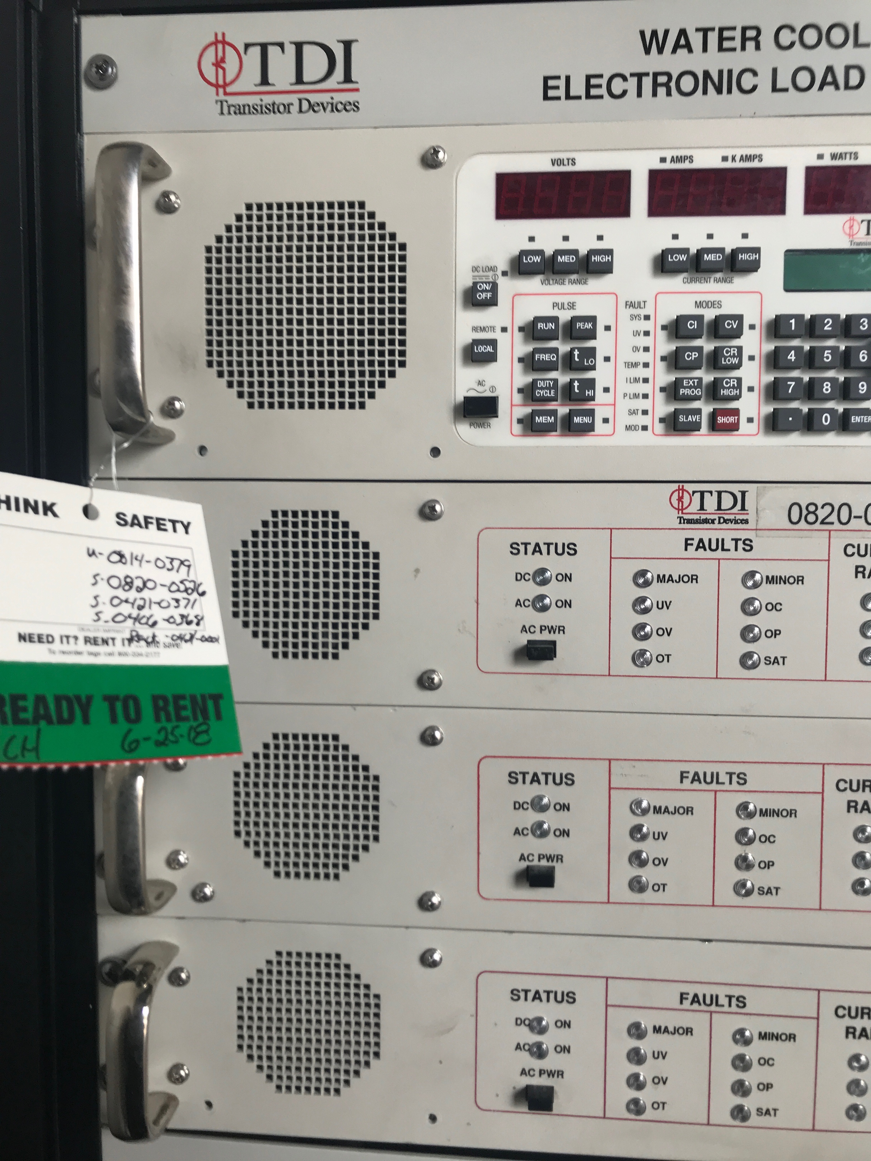 48kW TDI Power WCL488 Series Water Cooled Electronic Load Bank