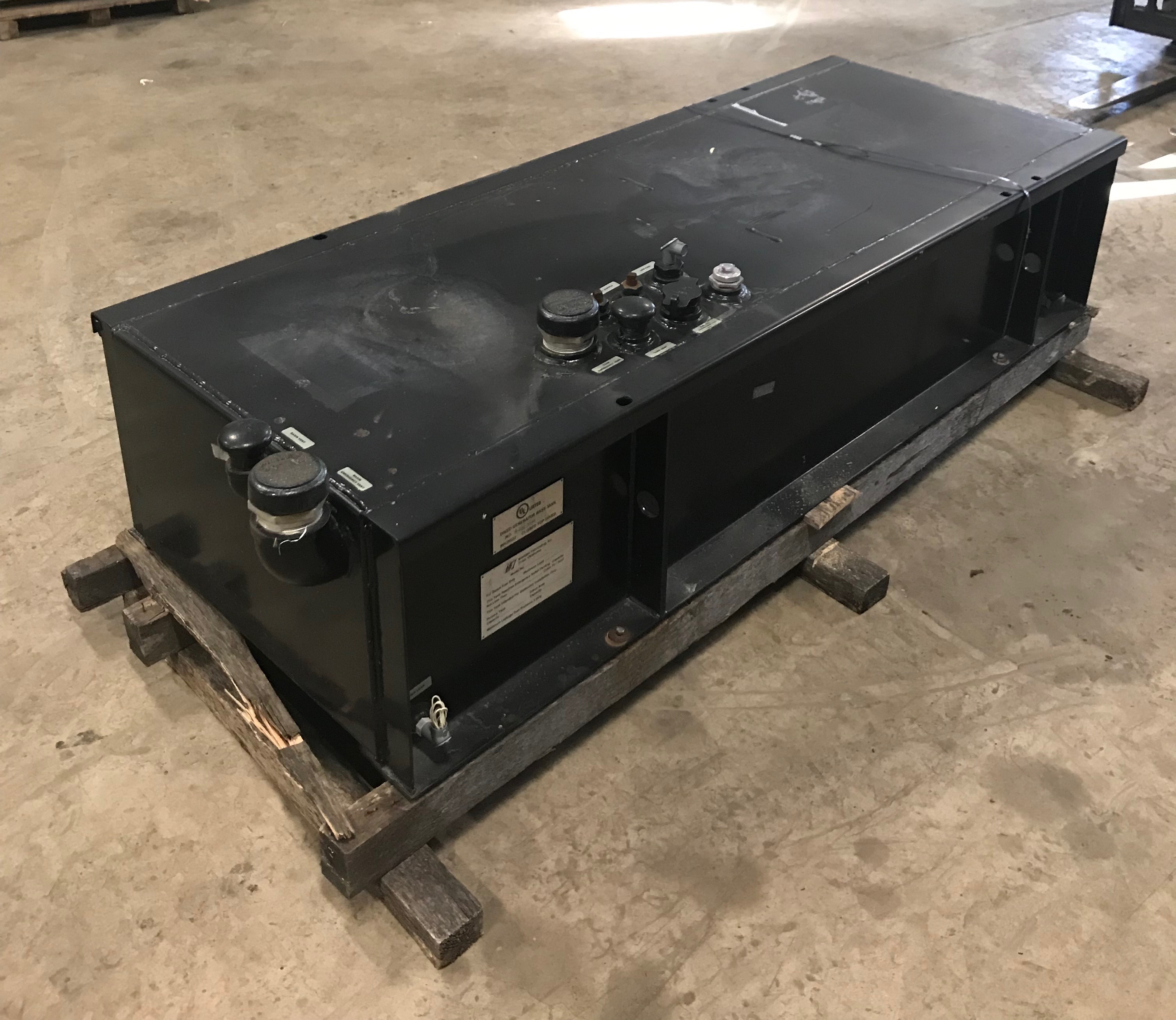 New 160 Gallon WFI Generator Diesel Fuel Tank Fetting Power, Inc.