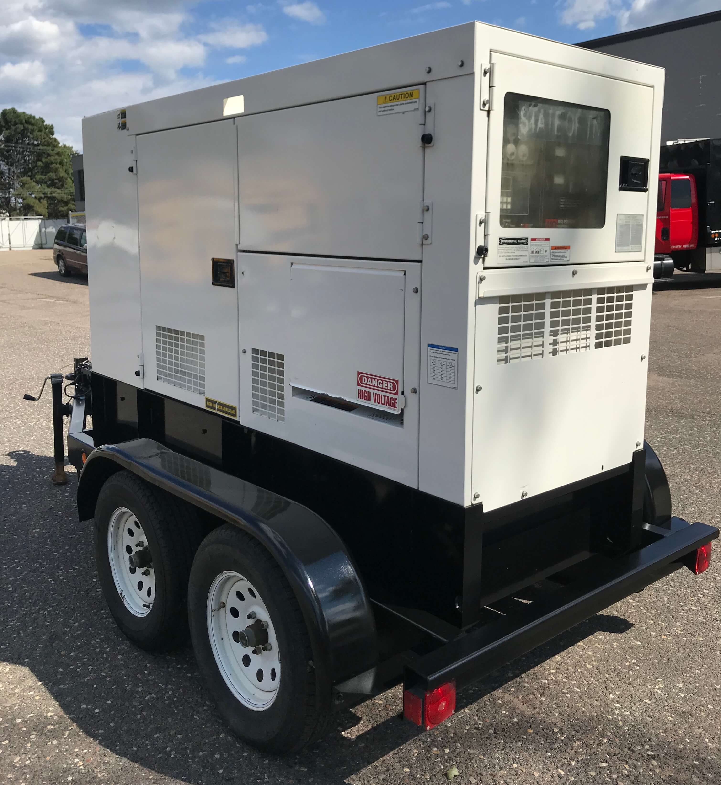 70kVA Multiquip MQ Power Mobile Diesel Generator DCA70SSJU4i S/N