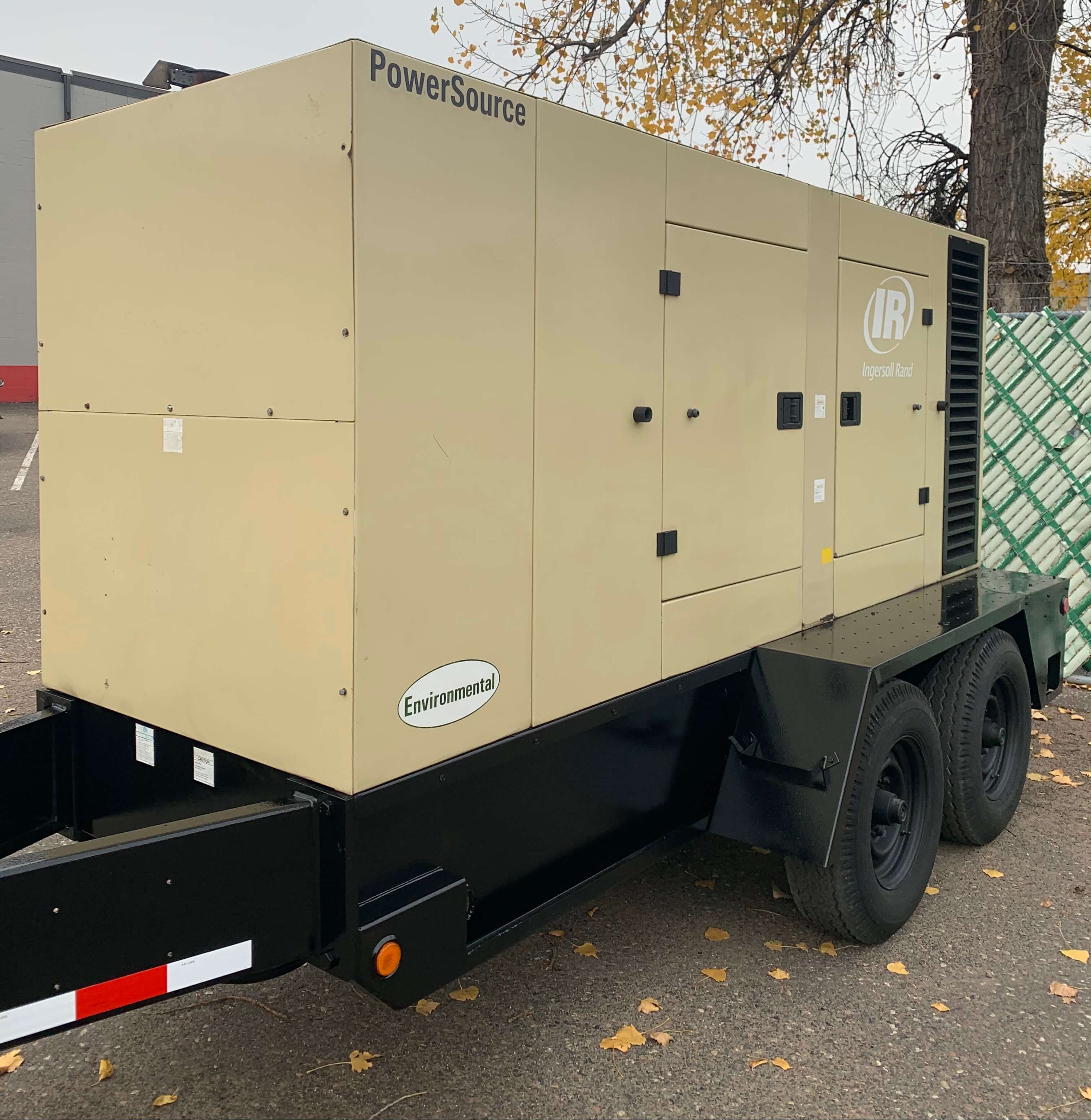 130kW Doosan Ingersoll Rand Mobile Diesel Generator S/N 397376UASC31