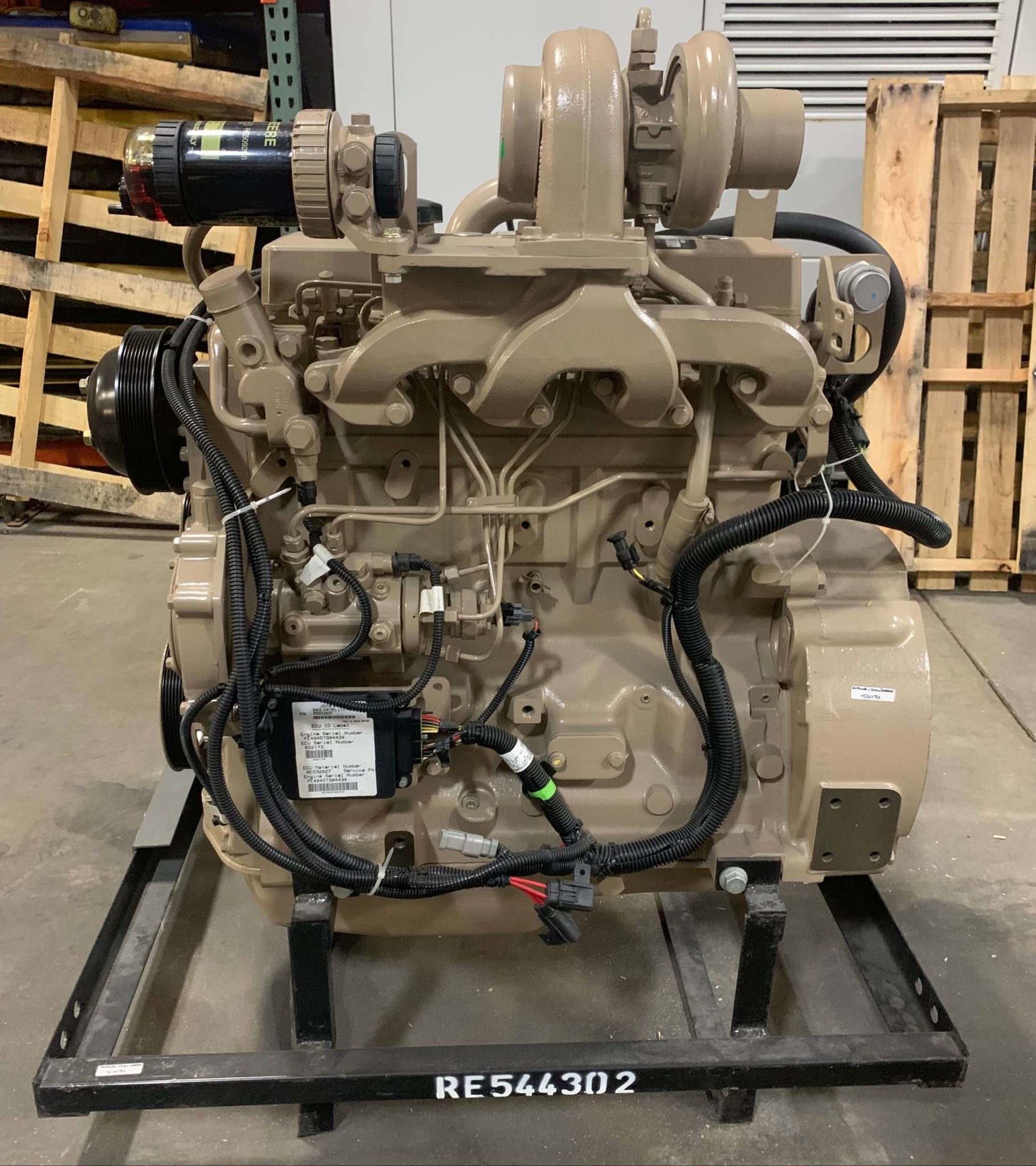 New 4.5L John Deere 4045TF275 Diesel Engine | ESN: PE4045T904434