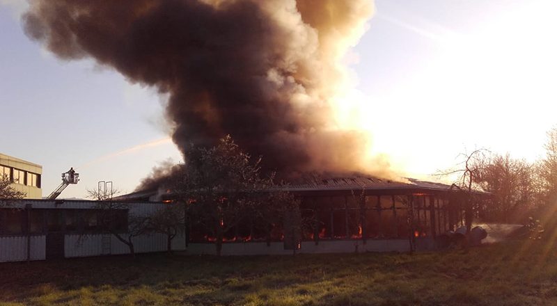 Industriebrand Remagen Freiwillige Feuerwehr Sinzig