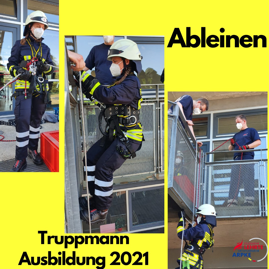 1. Woche TM1Ausbildung 2021 Feuerwehr Arpke