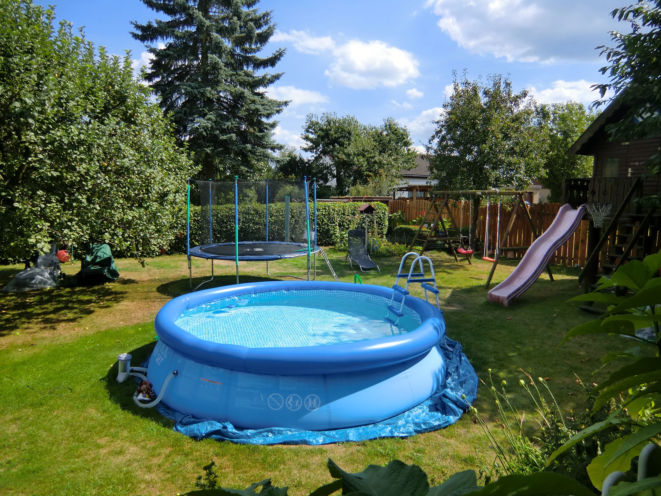 Garten und Terrasse Ferienwohnung Brammer