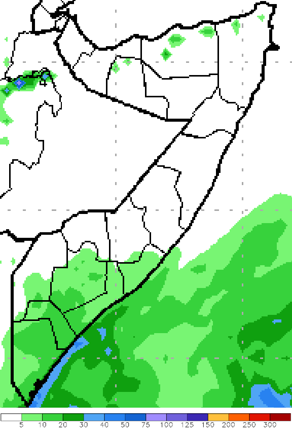 April to June Gu rainfall was near average to above average FEWS NET