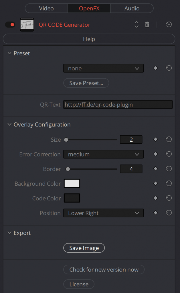 QR Code Generator Plugin FF Pictures GmbH Florian
