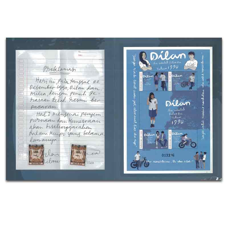 Indonesia Stamp, 2019 Youth Romance Person Stamp Pack House of Stamps